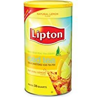 Lipton Lemon Flavor Sugar Sweetened Iced Tea Mix 38 Quarts
